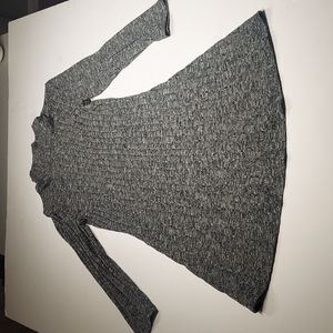 American Eagle Women's Long Sleeve Gray Sweater Dress